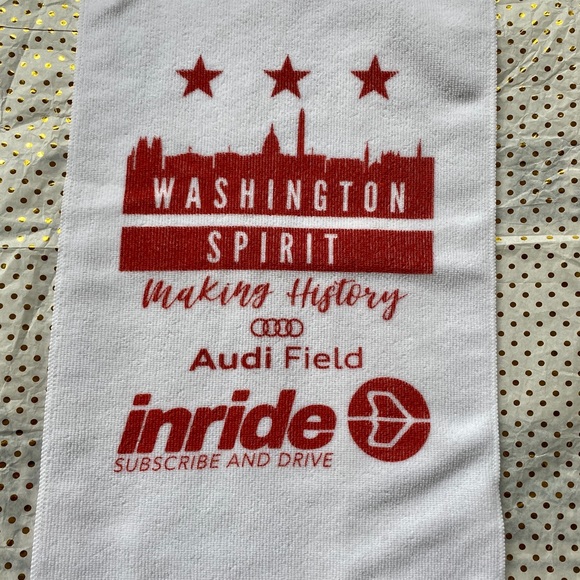 Washington Spirit Audi Field Hand Towel SGA - Picture 6 of 8